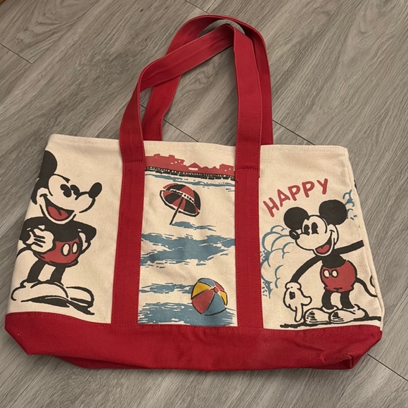 Disney Handbags - Mickey Mouse Canvas Tote Bag